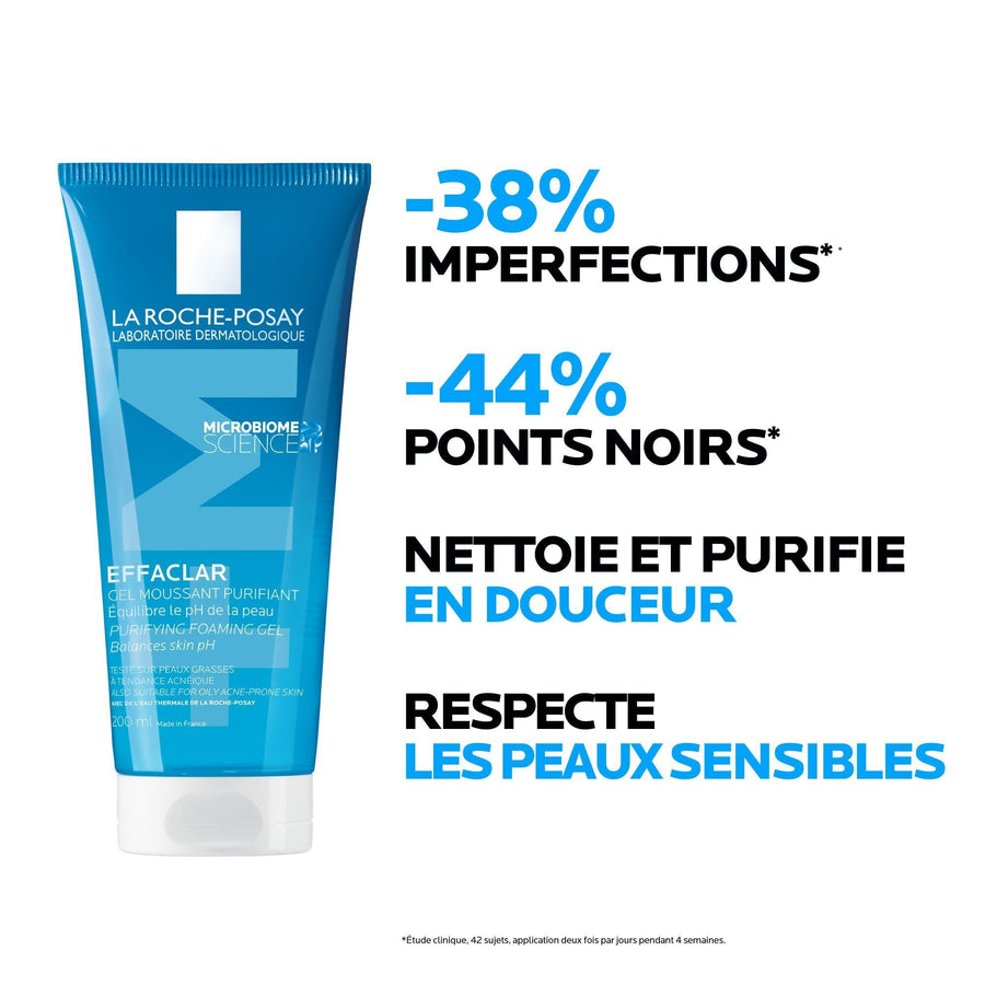 EFFACLAR GEL MOUSSANT PURIFIANT NETTOYANT PEAU GRASSE
