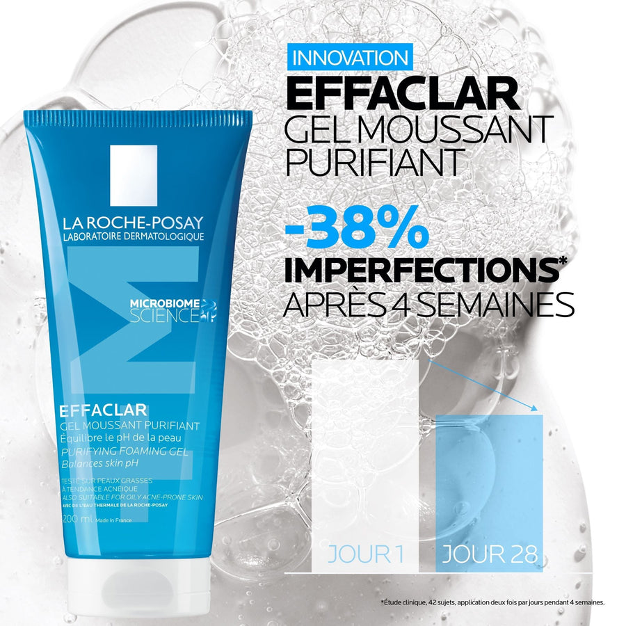 EFFACLAR GEL MOUSSANT PURIFIANT NETTOYANT PEAU GRASSE