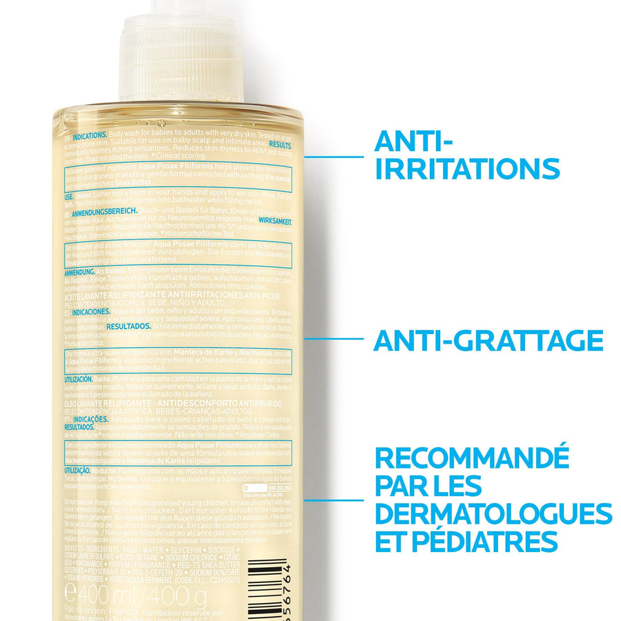 LIPIKAR HUILE LAVANTE AP+ HUILE DE DOUCHE