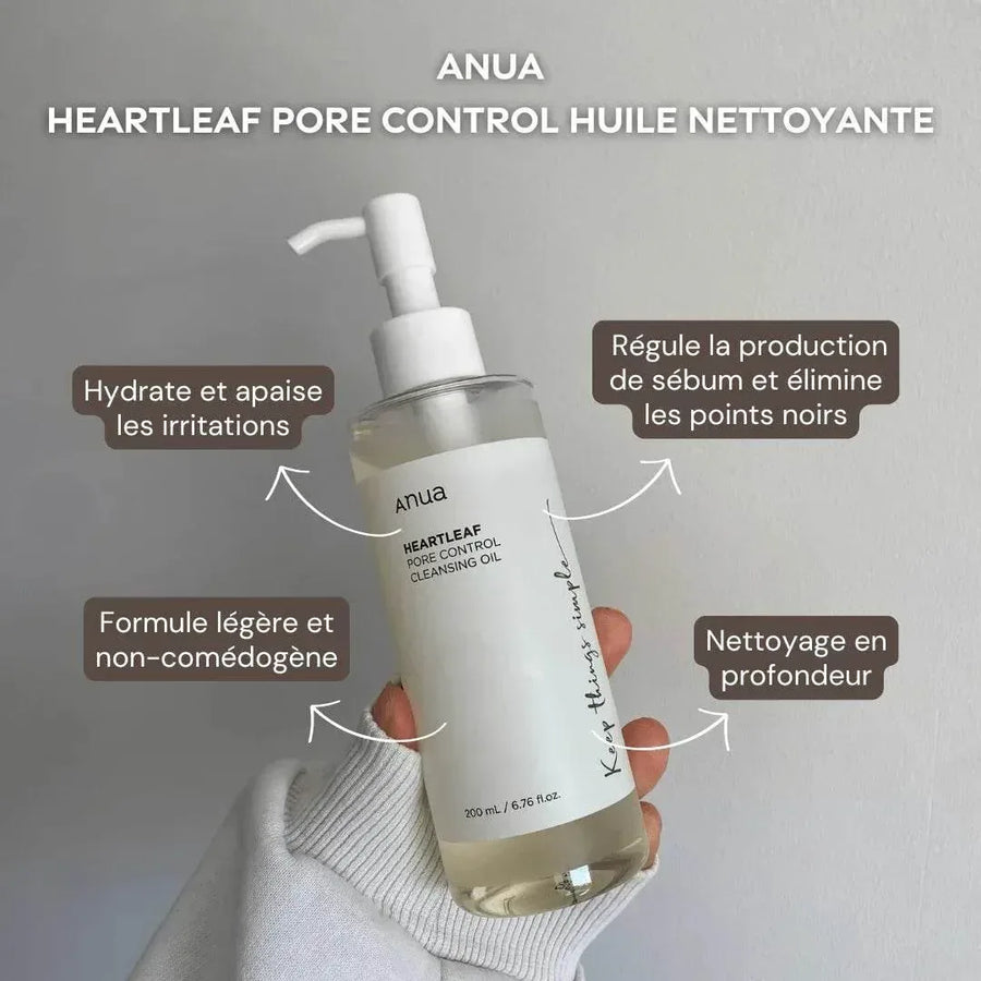 Heartleaf Pore Control Cleansing Oil - Anua