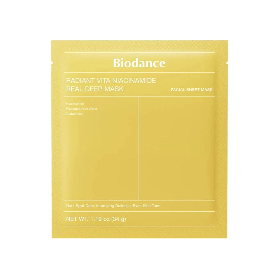 Radiant Vita Niacinamide Real Deep Mask - Biodance