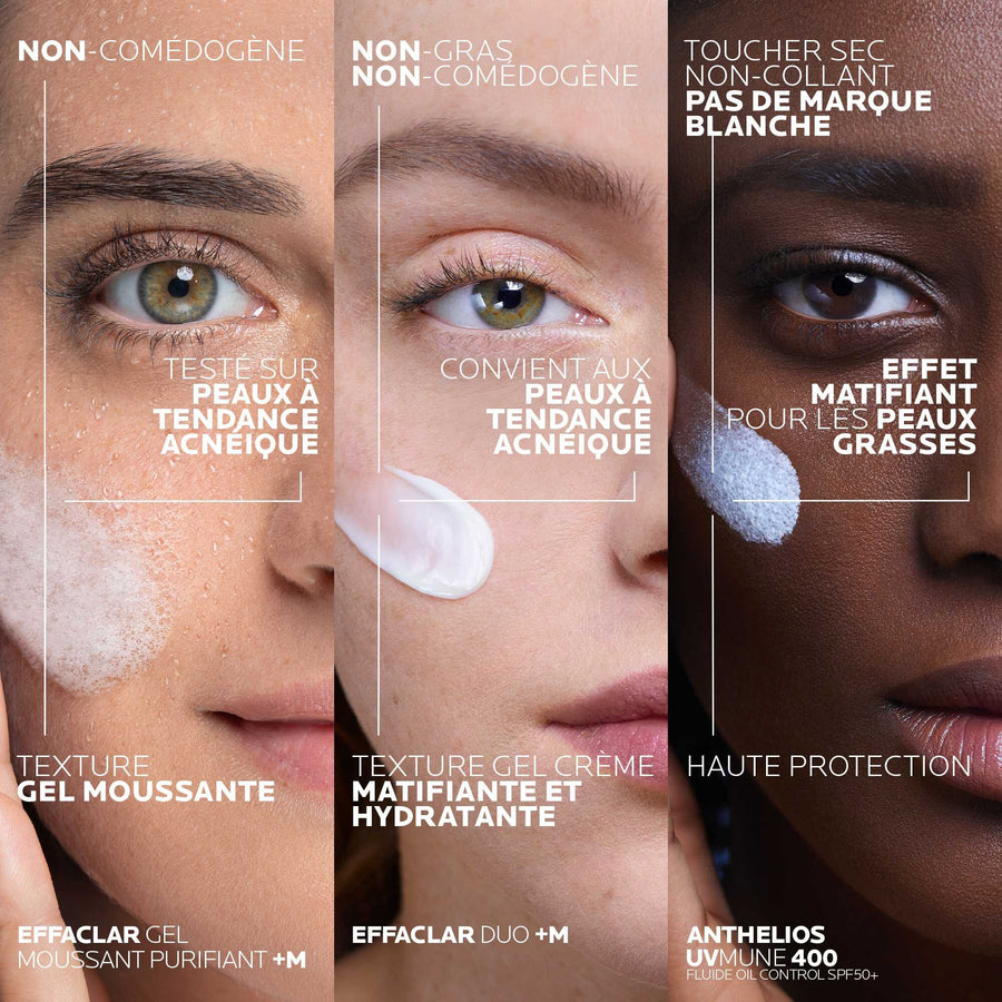 ROUTINE ANTI-IMPERFECTIONS EFFACLAR & ANTHELIOS