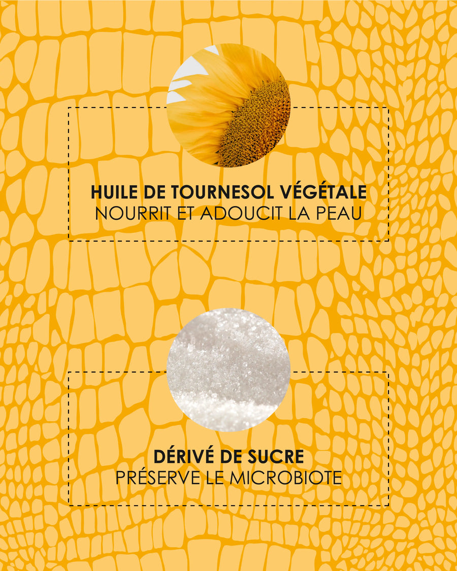 [ Huile de douche ENVELOPPANTE ]