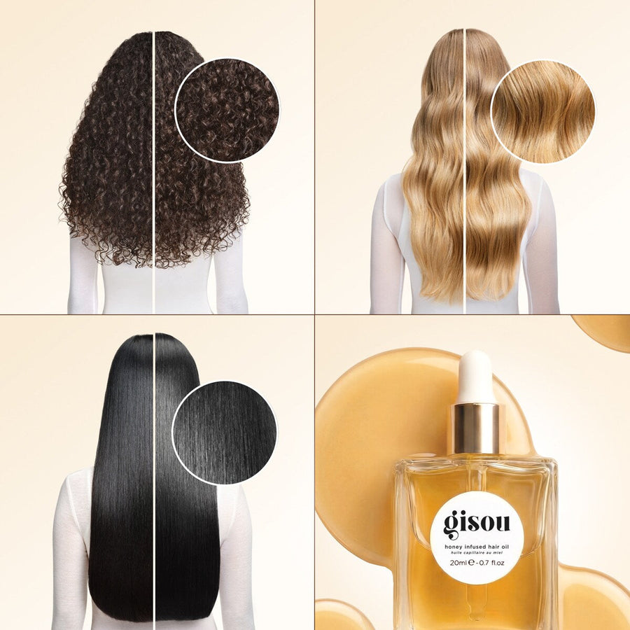 Honey Infused Hair Oil - Gisou